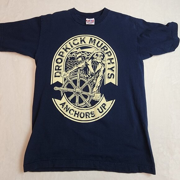 Bayside Dropkick Murphys Band Anchors Up Concert T-Shirt Mens Medium - Picture 5 of 7